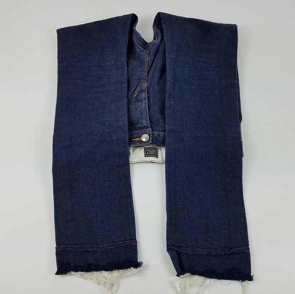 COPY - Obey Womens Size 30 Dark Blue Wash Skinny … - Picture 5 of 7